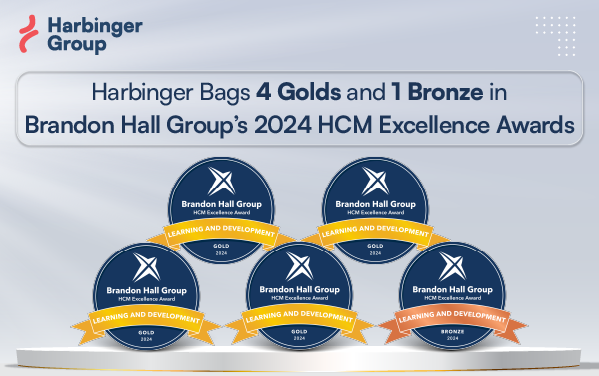 Harbinger Bags 4 Golds and 1 Bronze in Brandon Hall Group’s 2024 HCM Excellence Awards
