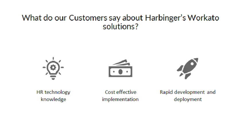 Harbinger's Workato Solutions