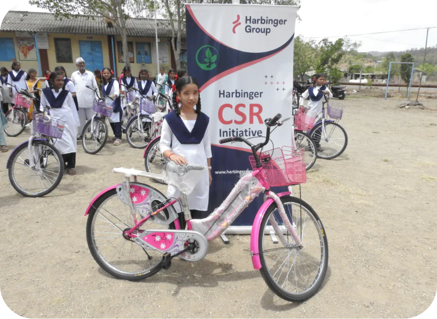 Bicycle donation to help students reach school 2